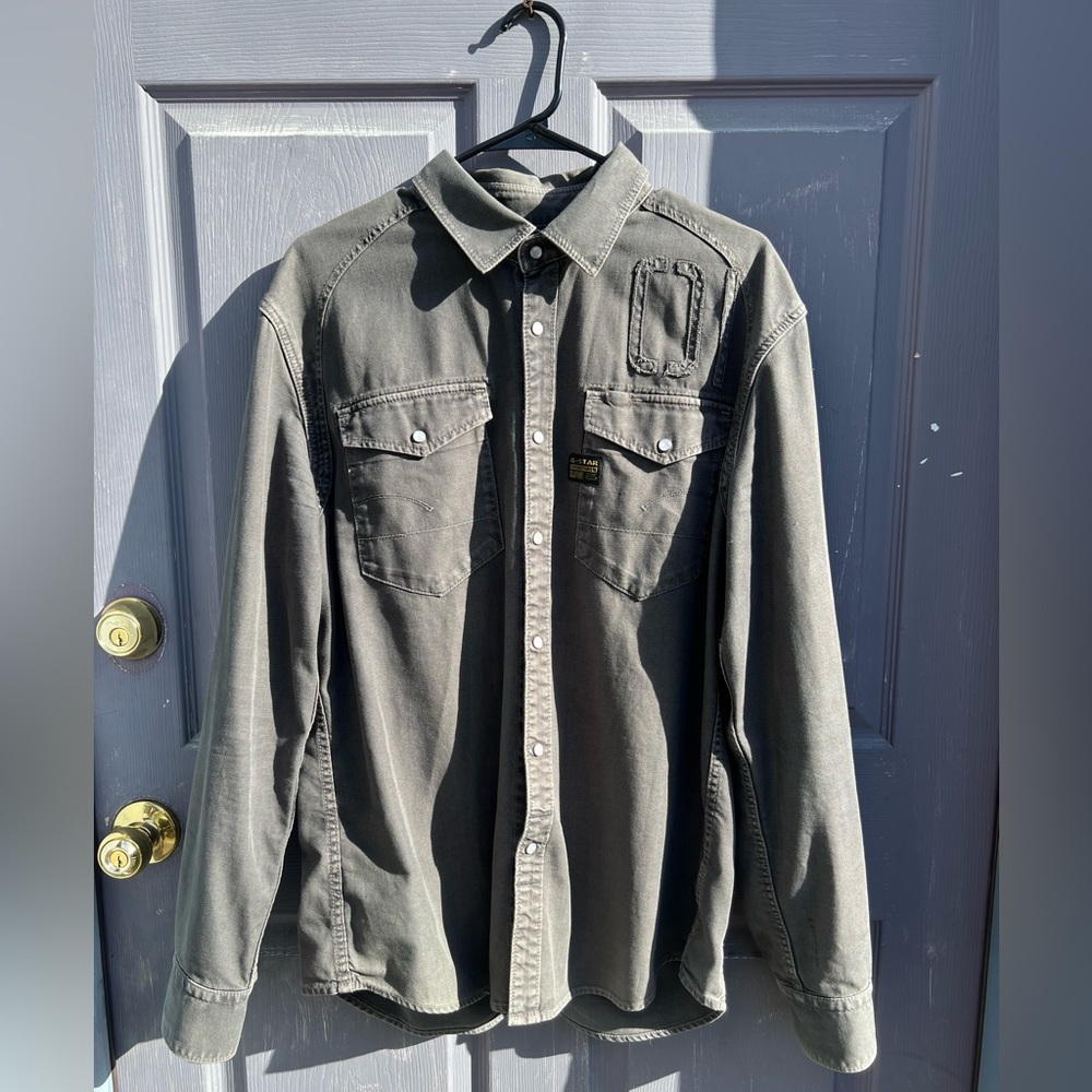 GStar Raw Denim Button Down Shirt - Picture 2 of 9
